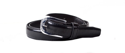 55% OFF on Vivaa Women Casual, Formal Black Genuine Leather Belt Black