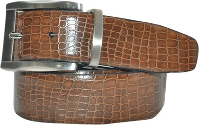 HideCraft Men Formal Black, Brown Genuine Leather Reversible Belt Blk