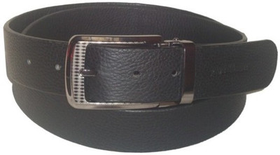 63% OFF on Jaws N Horns Men Formal, Casual Black Genuine Leather Reversible Belt Black