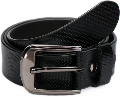 Vermello Men Casual Black Genuine Leather Belt Black Vermello Men Casual Black Genuine Leather Belt Black