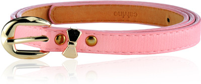 62% OFF on Calvino Girls Casual, Evening/Party Pink Artificial Leather Belt Pink 62% OFF on Calvino Girls Casual, Evening/Party Pink Artificial Leather Belt Pink