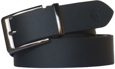 77% OFF on Sondagar Arts Men Formal Black Genuine Leather Belt Black