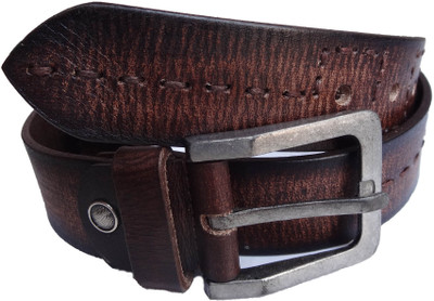 70% OFF on Ex Corio Men Casual Brown Genuine Leather Belt Brown