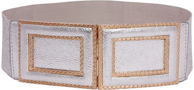 20% OFF on Khoobsurati Women Casual Silver Belt Silver