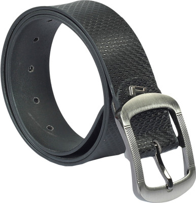 50% OFF on Leatherite Men Casual, Formal Black Genuine Leather Belt Black