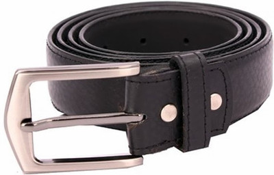 Newhide Men Formal Black Genuine Leather Belt Black