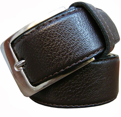 64% OFF on Winsome Deal Men Formal Artificial Leather Belt Black