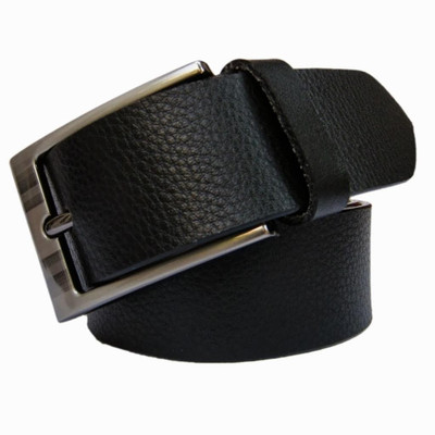 53% OFF on Winsome Deal Men Casual Black Genuine Leather Belt Black