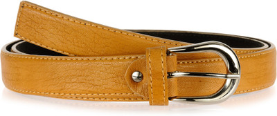 60% OFF on Allura Women Evening/Party, Casual, Semi-formal Yellow Synthetic Belt Yellow