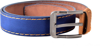 60% OFF on Drakemen Men Casual, Formal Blue Genuine Leather Belt Blue