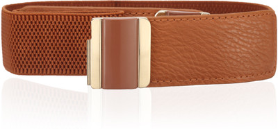 61% OFF on Calvino Girls Casual, Evening/Party Brown Artificial Leather Belt Brown