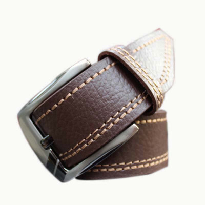 56% OFF on Winsome Deal Men Casual Brown Genuine Leather Belt Brown