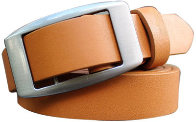 47% OFF on Winsome Deal Women Formal, Casual Tan Artificial Leather Belt Tan