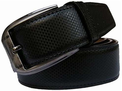 65% OFF on Winsome Deal Men Formal Black Artificial Leather Reversible Belt Black