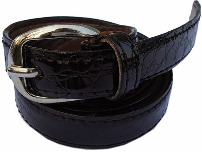 87% OFF on MMS Girls Semi-formal Black Synthetic Belt Black