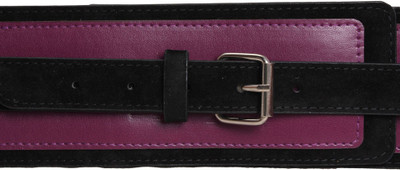 20% OFF on Khoobsurati Women Casual Black Artificial Leather, Fabric Belt Black 20% OFF on Khoobsurati Women Casual Black Artificial Leather, Fabric Belt Black
