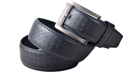 61% OFF on Drakemen Men Casual, Formal Black Genuine Leather Belt Black