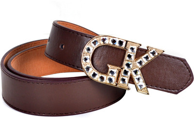 60% OFF on Vivaa Women Casual Brown Artificial Leather Belt Brown