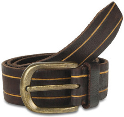 72% OFF on Paradigm Design Lab Men Casual Tan Genuine Leather Belt Tan