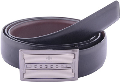 23% OFF on SFA Men Formal Black Artificial Leather Reversible Belt BLACKBROWN350