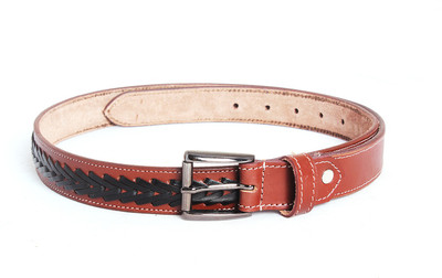 70% OFF on Ligans NY Men, Women Formal, Casual Brown, Black Genuine Leather Belt Brown