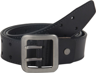 64% OFF on Aadi And Sons Men Casual Black Genuine Leather Belt Black02