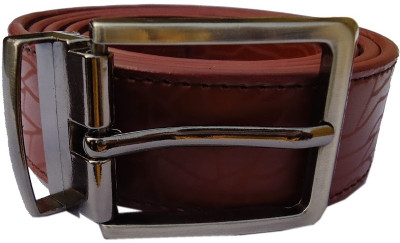 89% OFF on MMS Men Semi-formal Tan Synthetic Belt Tan