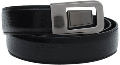25% OFF on Walletsnbags Men Formal Black Genuine Leather Belt B 38-BLK