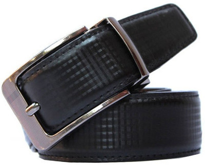 55% OFF on Winsome Deal Men Formal, Casual Black Artificial Leather Reversible Belt Black