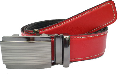 40% OFF on Opaque Men Casual Red Artificial Leather Belt Red 40% OFF on Opaque Men Casual Red Artificial Leather Belt Red