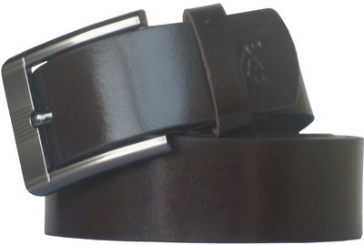 57% OFF on Sondagar Arts Men Casual Brown Genuine Leather Belt Brown