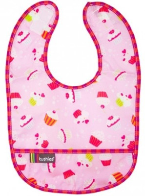 15% OFF on Kushies Taffeta Waterproof Bib , Cupcakes Pink 15% OFF on Kushies Taffeta Waterproof Bib , Cupcakes Pink