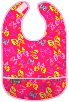 5% OFF on Kushies Taffeta Waterproof Bib , Butterfly Fuchsia 5% OFF on Kushies Taffeta Waterproof Bib , Butterfly Fuchsia