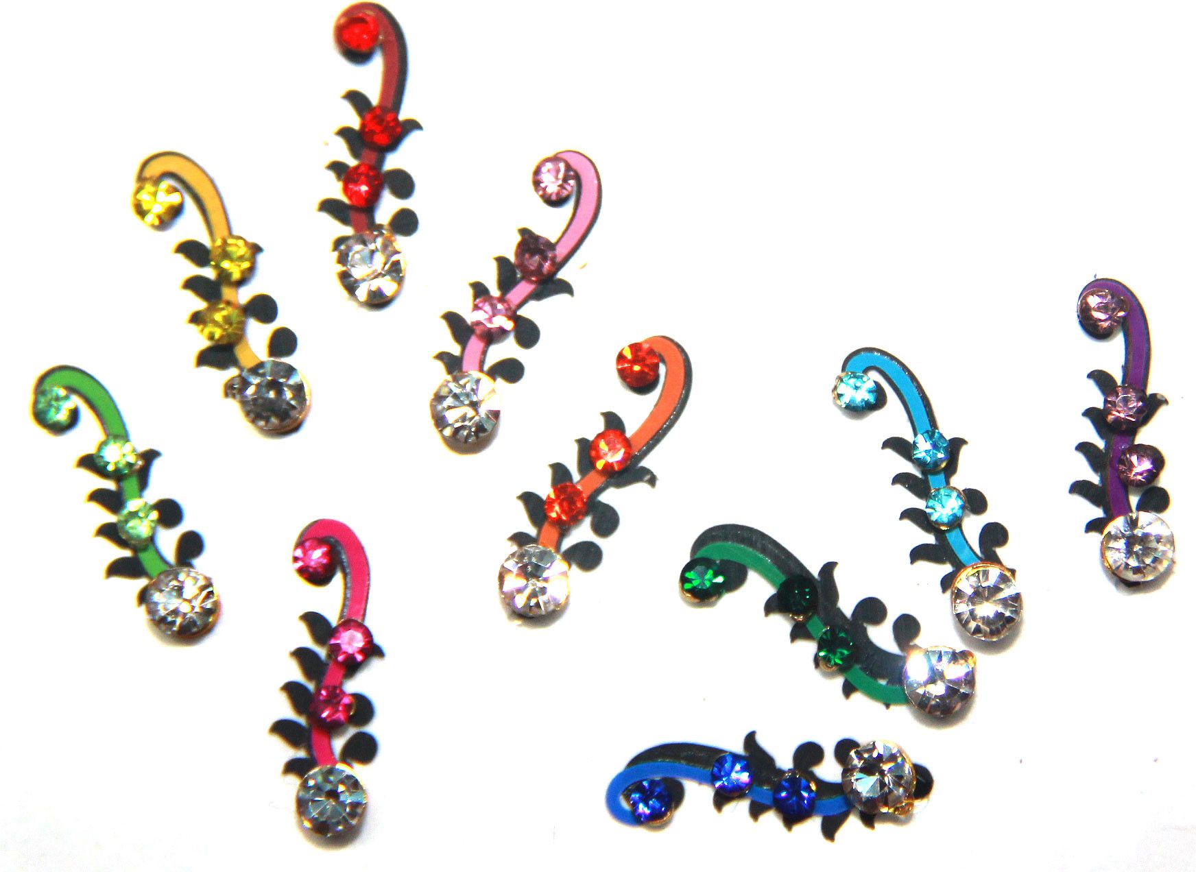 16% OFF on Fusionjewels Multi Colour Zircon Bindi Forehead Multicolor Bindis 16% OFF on Fusionjewels Multi Colour Zircon Bindi Forehead Multicolor Bindis