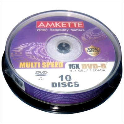 Amkette Pro DVD-R 10 Cake Box: Blank Media Buy Amkette Pro DVD-R 10 Cake Box: Blank Media