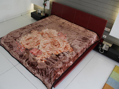 22% OFF on Youngman Floral Double Top Sheet