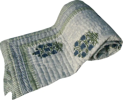 41% OFF on Jaipur Art and Craft Floral Single Quilt & Comforter