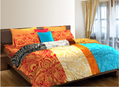 20% OFF on Stellar Home USA Cotton Floral Double Bedsheet