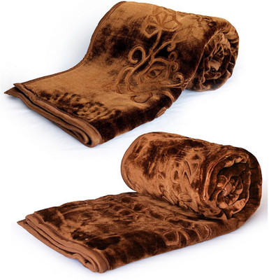 37% OFF on Textile India Floral Double Top Sheet