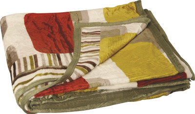 48% OFF on Dexim Abstract Double Top Sheet