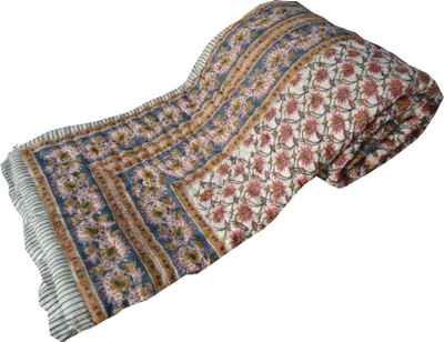41% OFF on Jaipur Art and Craft Floral Double Quilt & Comforter 41% OFF on Jaipur Art and Craft Floral Double Quilt & Comforter