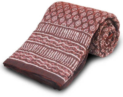 47% OFF on Textile India Floral Single Quilt & Comforter