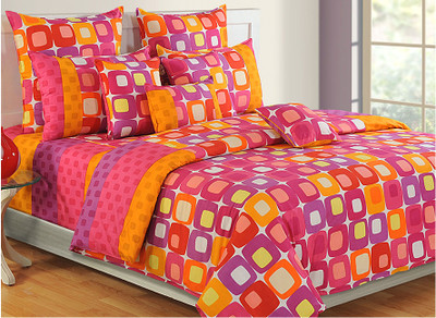 18% OFF on Swayam Colors of Life Cotton Bedding Set