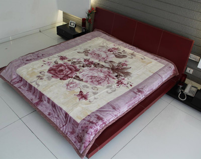 22% OFF on Youngman Floral Double Top Sheet