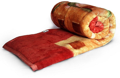 37% OFF on Textile India Floral Double Top Sheet