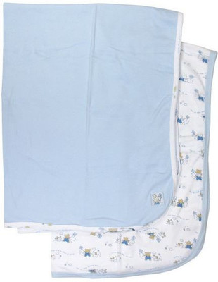 Luvable Friends Printed Single Blanket Blue Luvable Friends Printed Single Blanket Blue