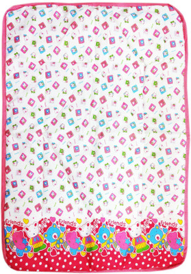 3% OFF on Wonderkids Checkered Single Quilt & Comforter Pink