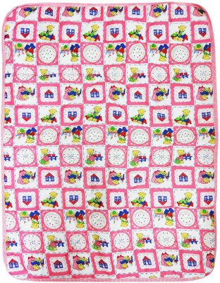 4% OFF on Wonderkids Checkered Single Quilt & Comforter Pink