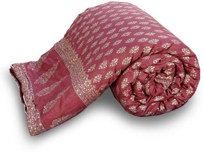 56% OFF on Little India Self Design Double Quilt