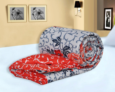 24% OFF on Salona Bichona Floral Single Quilt & Comforter